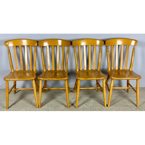 666 - SET OF 4 MODERN KITCHEN CHAIRS