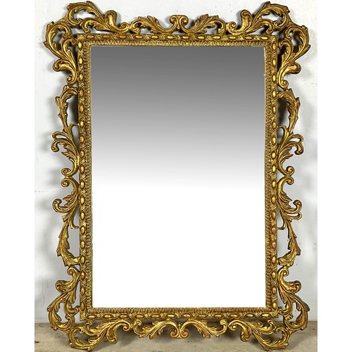 68 - ORNATE BEVELLED MIRROR