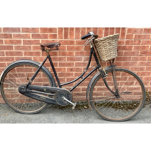 400 - VINTAGE ‘THE HUMBER’ LADIES BICYCLE WITH A BROOKS LEATHER SADDLE