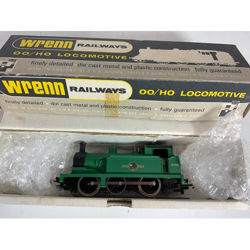 443 - WRENN TWO BOXED LOCOMOTIVES, W2205 0-6-0 TANK BR BLACK, 31337