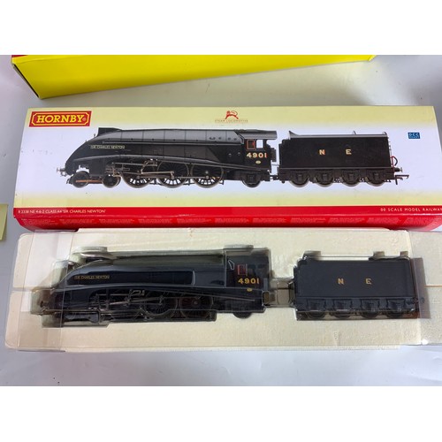 431 - BACHMANN LNER CLASS A4, 31-954 60009 SIR NIGEL GRESLEY, BR BLUE, & HORNBY  A4 R2338 4901 SIR CHARLES... 