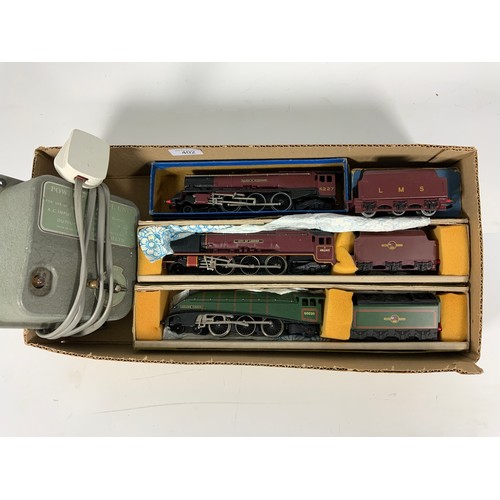 402 - HORNBY DUBLO, BOXED EDL2 DUCHESS, 2R, REPAINTED TO 6227 DUCHESS OF DEVONSHIRE, 2R CITY OF LONDON, & ... 