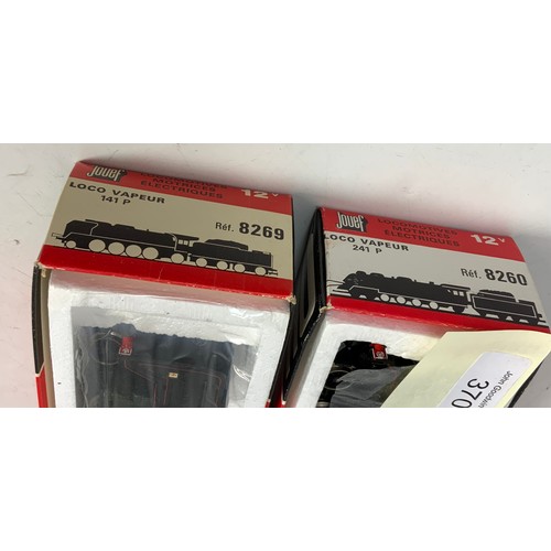 370 - JOUEF HO SCALE MODEL RAILWAY, TWO  BOXED, STEAM LOCOMOTIVES, 8269 4-6-2 141P, SNCF & 8260 241P 4-8-2... 