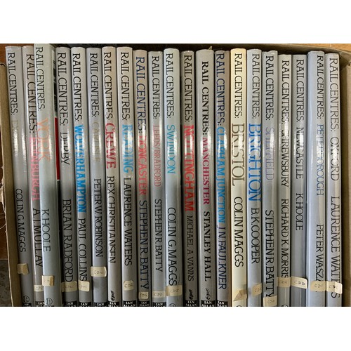 224 - RAILWAY BOOKS - 21 TITLES OF THE RAIL CENTRES SERIES, IAN ALLAN