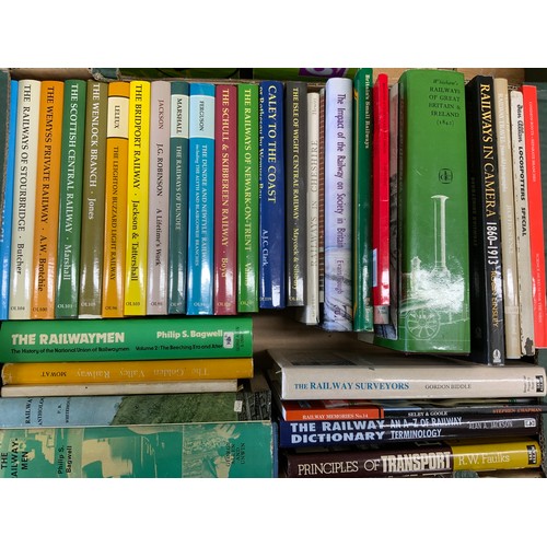 225 - RAILWAY BOOKS -15 OAKWOOD PRESS HARDBACK TITLES, PLUS WHISAWS RAILWAYS OF GREAT BRITAIN & IRELAND, I... 