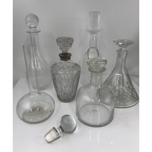 226 - MISC. DECANTERS ETC.