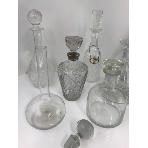 226 - MISC. DECANTERS ETC.