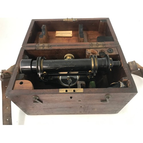 327 - BOXED SURVEYOR’S THEODOLITE