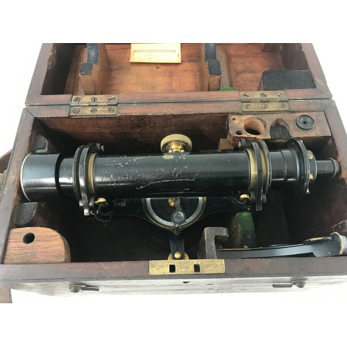 327 - BOXED SURVEYOR’S THEODOLITE