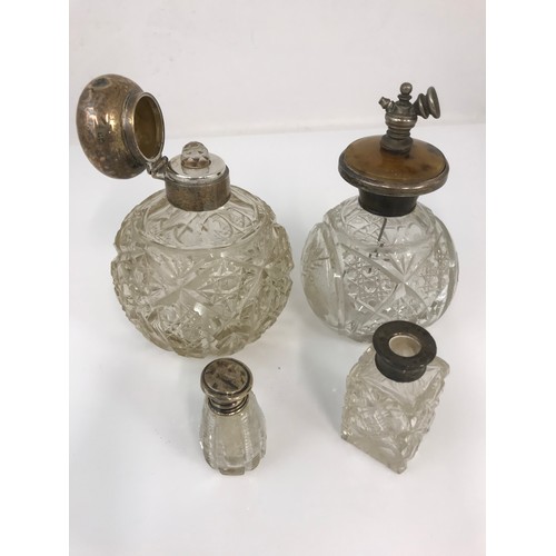 232 - SILVER TOPPED  BOTTLES