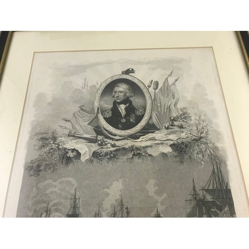 3 - ADMIRAL LORD HORATIO NELSON INTEREST - GEORGE RILEY (PUB.) - STIPPLE ENGRAVING WITH ETCHING BY PERCY... 