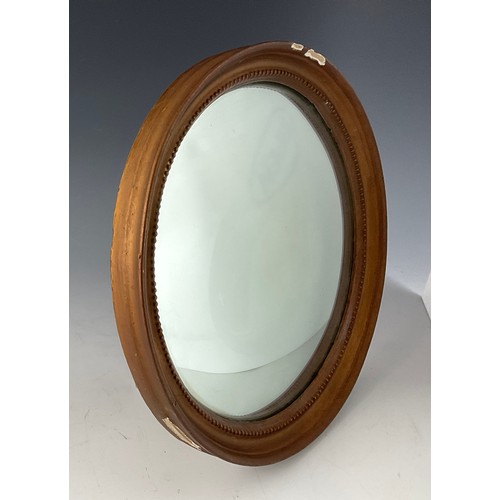 57 - ROUND CONVEX MIRROR APPROX 36CM