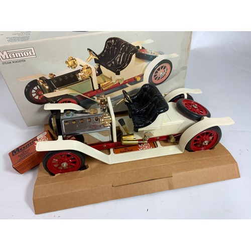 349 - MAMOD, LIVE STEAM POWERED MOTOR CAR – MODEL SA1, COMPLETE WITH BOX AND ACCESSORIES – APPEARS TO HAVE... 