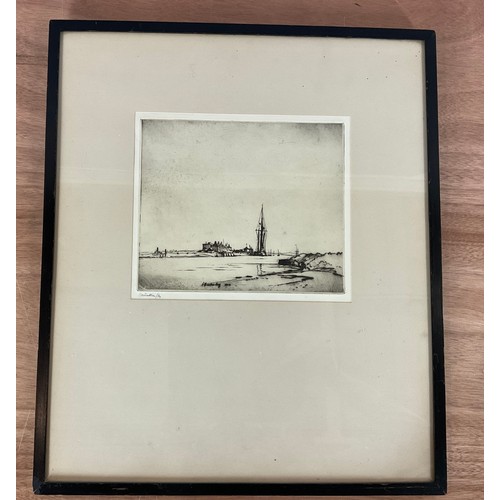 4 - JAMES HAMILTON HAY APPROX 50CM, H ALLEN APPROX 40CM AND OTHER ETCHING APPROX 28CM