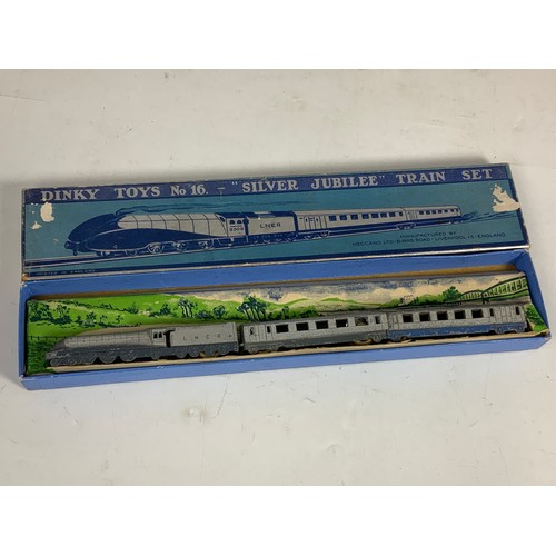 473 - DINKY TOTS NO 16 SILVER JUBILEE TRAIN SET. BOXED CONDITION,