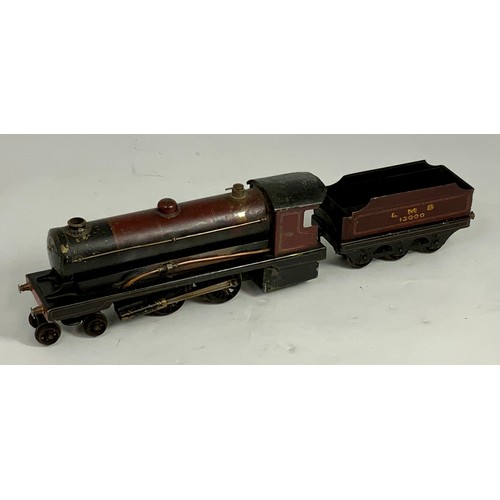 474 - A BOWMAN, UNBOXED 4-4-0 LIVE STEAM TENDER LOCOMOTIVE, LMS 13000, UNBOXED, NOT TESTED.