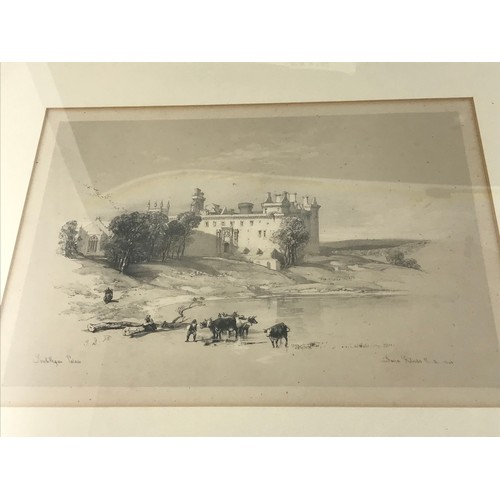 5 - DAVID ROBERTS PICTURE DEPICTING LINLITHGOW PALACE