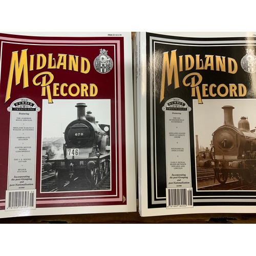 241 - RAILWAY BOOKS - THE MIDLAND RECORD, A SPECIFIC MR / LMS PICTORIAL REVIEW SERIES