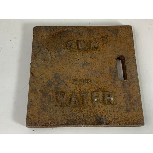 270 - GWR GREAT WESTERN RAILWAY CAST COVER ‘WATER’ M932