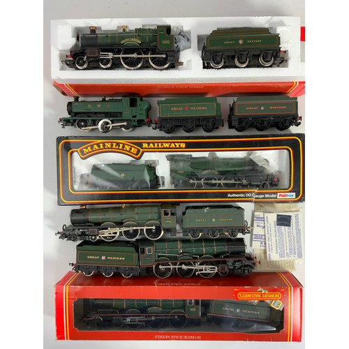 343 - HORNBY 00 COUNTY OF BEDFORD, KING CLASS LIMA KING & MAINLINE MANOR PLUS OTHERS IN NEED OF REPAIR