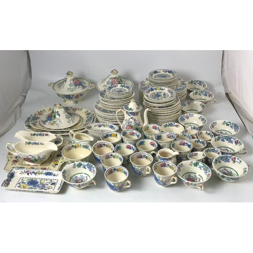 198 - LARGE QUANTITY MASONS TABLEWARE 2 TRAYS