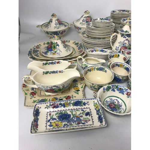 198 - LARGE QUANTITY MASONS TABLEWARE 2 TRAYS