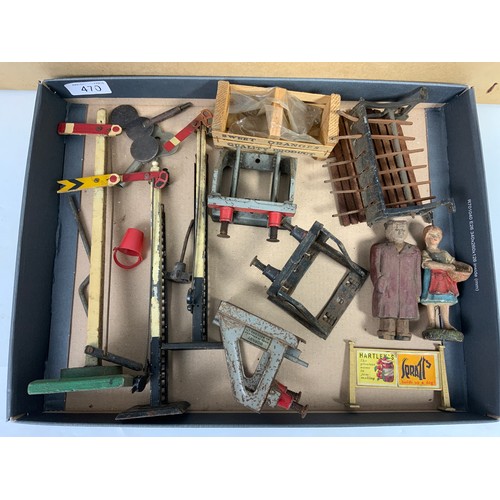 470 - HORNBY, ML, KIT & OTHER MAKES OF SPARES & REPAIR 0 GAUGE MODEL RAILWAY, HORNBY BOXED MINERAL HOPPER ... 