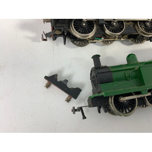 466 - HORNBY DUBLO, BOXED 2206, 2 R 0-6-0 TANK LOCO, BLACK LIVERY,, U/B A/F 31340 SIMILAR IN GREEN,