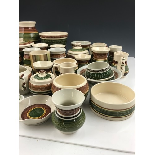 182 - LARGE QUANTITY OF DRAGON  POTTERY  2 TRAYS