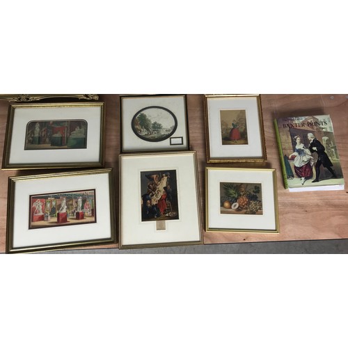 55 - COLLECTION OF ORIGINAL BAXTER PRINTS AND A BAXTER REFERENCE BOOK