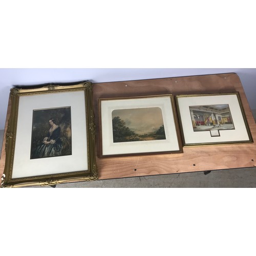 55 - COLLECTION OF ORIGINAL BAXTER PRINTS AND A BAXTER REFERENCE BOOK