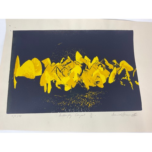 62 - LARGE QTY. FINISHED AND UNFINISHED PRINTS, BELIEVED TO BE THE WORK OF ART STUDENTS AND PROBABLY DATI... 