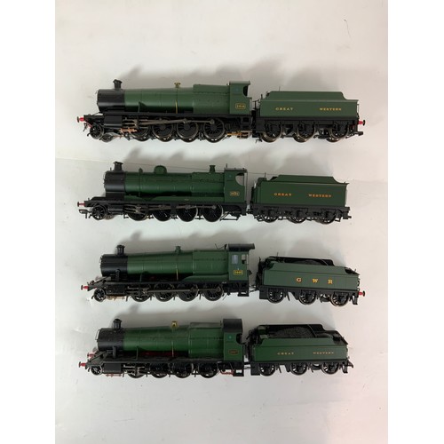 389 - HORNBY 4 U/B EX LAYOUT GWR HEAVY FREIGHT 2-8-0 LOCOMOTIVES 2807, 3903, 3031 & 2818