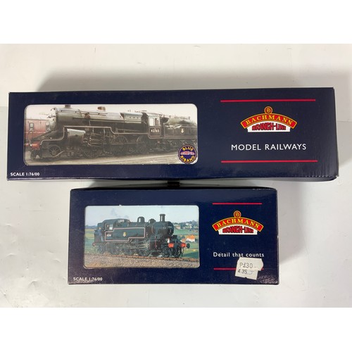 420 - BACHMANN 2 BOXED LOCOMOTIVES, 31-453A LMS IVATT TANK 1202, PLUS BACHMANN CRAB 2715 LMS BLACK 42715