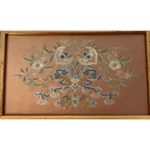 19 - 5 FRAMED, CHINESE SILK EMBROIDERY AND BOOKLETS -