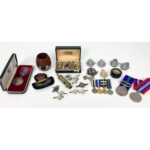 229 - MISC. MILITARY MEDALS, BADGES AND OTHER MILITARIA