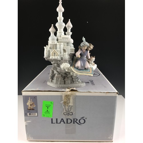 66 - RARE LARGE LLADRO DREAMS OF ALADDIN MODEL  6285 BOXED 41cm TALL