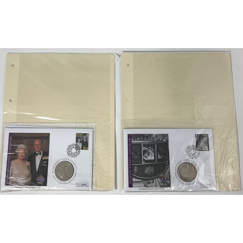 448 - LARGE QTY. WESTMINSTER DIAMOND WEDDING COMMEMORATIVES AND OTHER COINS INC. UK PRE DECIMAL SILVER