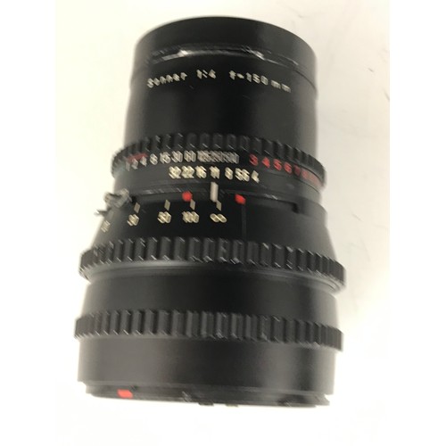 250 - HASSELBLAD LENSES INC. CARL ZEISS T* TELEPHOTO LENS, 250 mm 1:5.6, REMOVABLE HOOD, BLACK CAP AND LEN... 