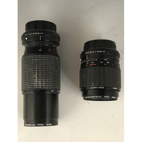 252 - 2 SIGMA ZOOM LENSES, f=35-70 mm 1:2.8 to 1:4, f=70-210 mm 1:4.5, BOTH PENTAX FIT