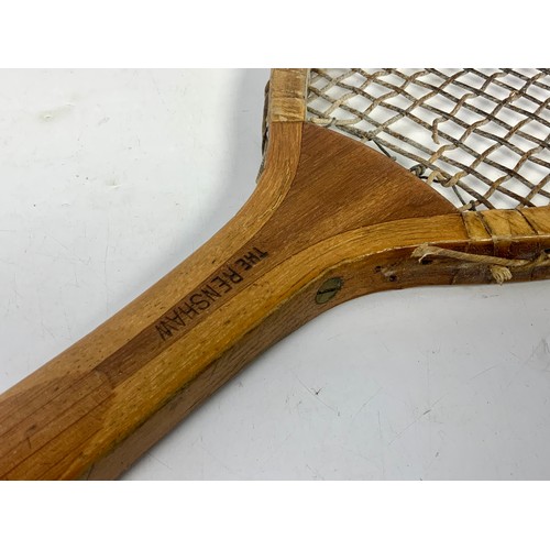 315 - VERY SCARCE 1907 RENSHAW TENNIS RACKET