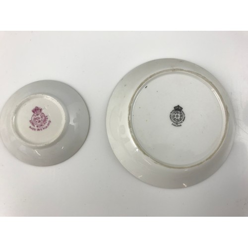 39 - 2 ROYAL WORCESTER DISH DECORATED WITH HAND PAINTED FRUIT  & SIGNED 11 & 7cm in DIA