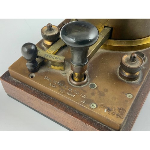 204 - WWI ERA WALTERS MORSE CODE KEY