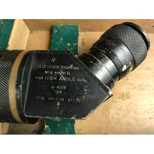 205 - MILITARY SIGHTING TELESCOPE No.9 MK. II IN CASE