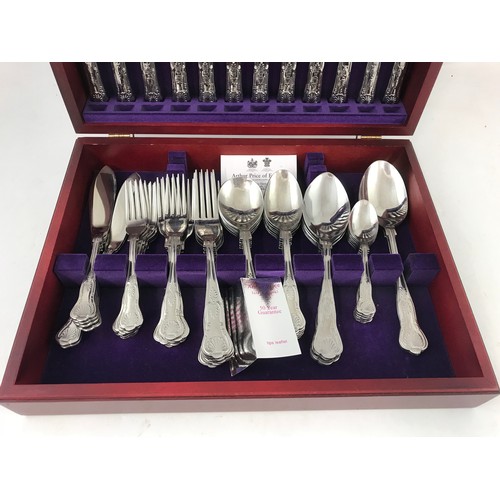 332 - CANTEEN OF ARTHUR PRICE PLATED CUTLERY