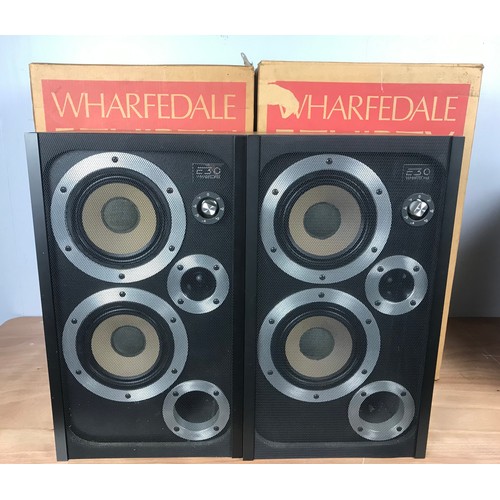 115 - PR. WHARFEDALE E30 SPEAKERS AND A PR. BOSE 3000XL SPEAKERS