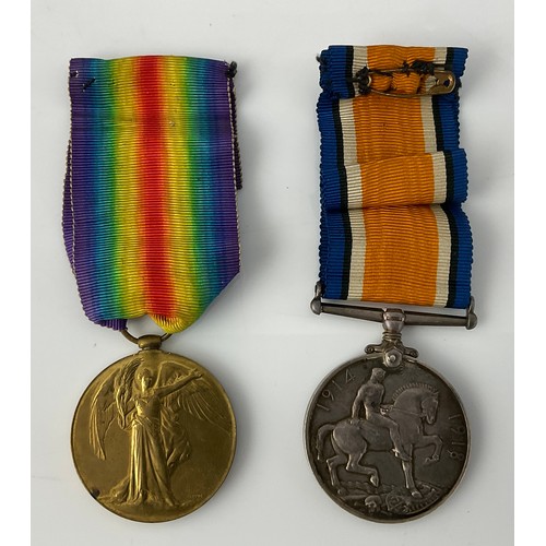 234 - WW1 BRITISH WAR MEDAL AND VICTORY MEDAL NAMED TO 27540 PTE. E.J. MATTHEWS R.BERKS R.