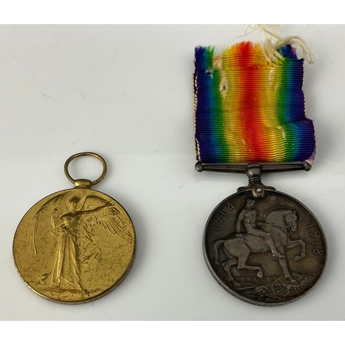 235 - WW1 BRITISH WAR MEDAL AND VICTORY MEDAL NAMED TO 160793 1. A.M.FINCH R.A.F