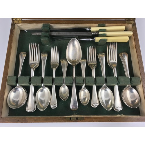 337 - JAMES DIXON & SONS CANTEEN OF PLATED CUTLERY