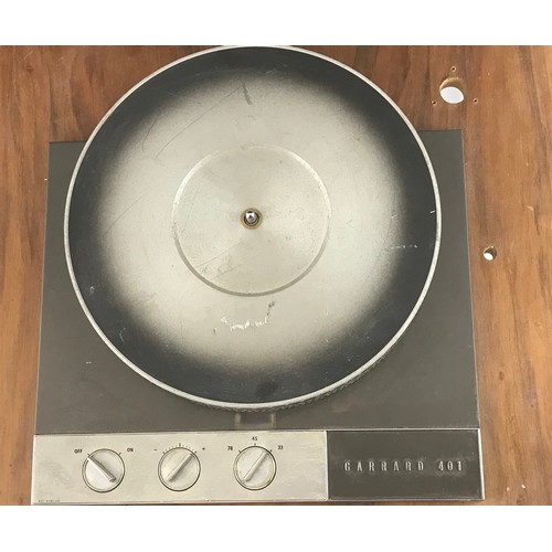 118 - GARRARD 401 REGARD DECK, NO TONE ARM, AF